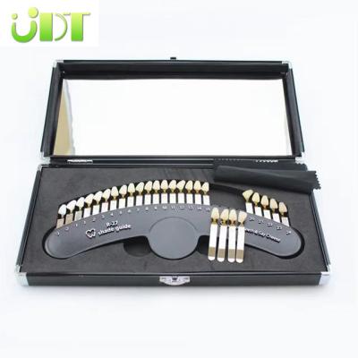 China Dental Metal UDT Teeth Whitening 27 Color or 20 Color 3D Bleaching Shade Guide for sale