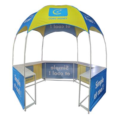 China FEAMONT Trade Show CUSTOM 3m Hexagonal Outdoor Display Dome Exhibition Marquee Booth Exhibition Tent for sale