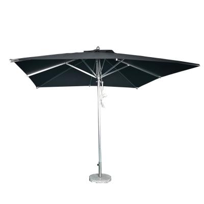 China Stronger Double Pulley System Wooden Frame Patio Umbrella Furniture Outdoor Luxury Commercial Use Durable/Waterproof/UV-proof 3m for sale