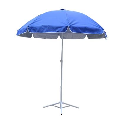 China Feamont Modern Wholesale 48 Inch Luxury Beach Umbrella Fiber Ribs Production Beach Umbrella for sale