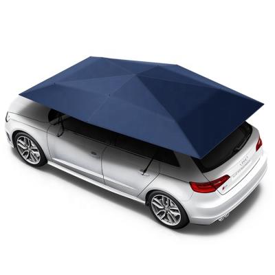 China New Design UV Proof Sun Shade Tarpaulin Roof Car Cover Auto Anti-UV Folding Umbrella for sale