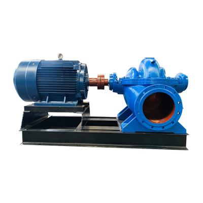 China Equipment manufacturers large capacity single stage double suction horizontal metal case centrifugal water pump for sale