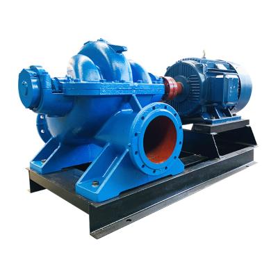 China Metal Electric Motor and Equipment Manufacturers Double Suction Split Case Horizontal Water Pump for sale