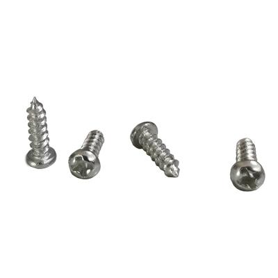 China Flat Head Cross Recessed Self Tapping Screws at Protrusion Poles with Common Screw Thread for sale