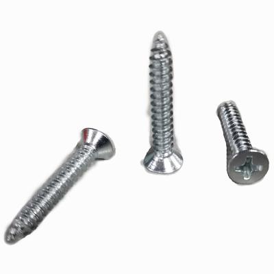 China OEM / ODM Protrusion Head Cross Countersunk Self Tapping Screws For Wood for sale