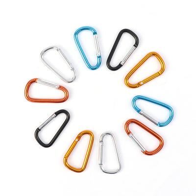 China Custom Mini Oval Aluminum Carabiner Clip S Hook Heavy Industry Carabiners for sale