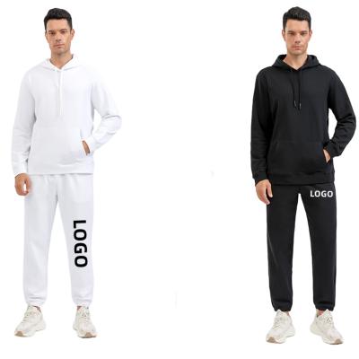 China New Hot Selling Custom Loose Men's Sweat Suits Breathable Tracksuit Set Unisex Hoodie Set Custom Loose Mens Sweat Suits Sets for sale