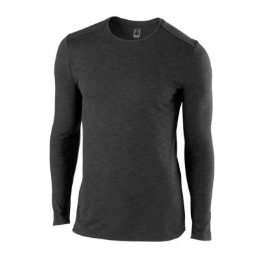 China Breathable Polyester Spandex Heat Transfer Designs For Men's T Shirts Long Sleeve Quick Dry Wholesale T-shirts for sale