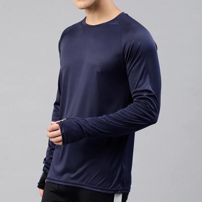 China New Popular Anti-Shrink Men's Sports Clothes Fitness Polyester T-shirt Sports Men's T-shirt Spandex for sale