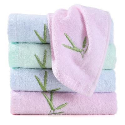 China Sustainable Luxury Organic Bamboo Fiber Towel 100% Bamboo Fiber Face Shower Towel For Hotel for sale