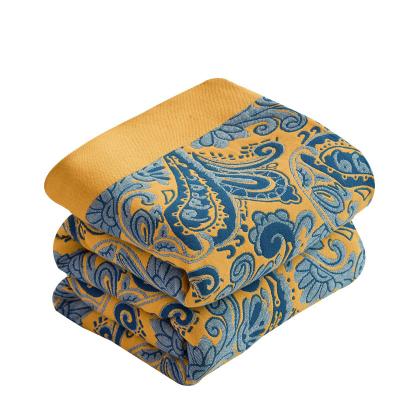 China Best Quality 100% Cotton Gauze Floral Towel Quilt Summer Air Conditioning Comforter Cover Anti Dust Mite for sale