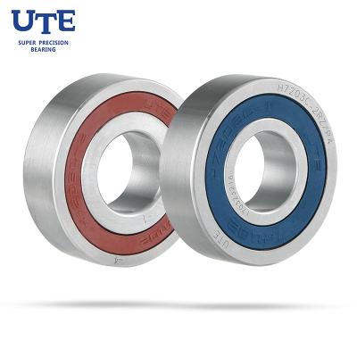 China 17*40*12 mm High Precision High Speed ​​Shaft Bearing 7203 High Speed ​​Angular Contact Ball Bearing With Sealing for sale