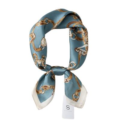 China Good Square Sale For Women Show Custom Digital Print Square Print Silk Scarf for sale