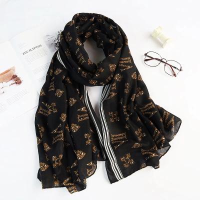 China Long Printed Hijab Scarf Bohemia Style Shawl Cotton And Opaque Premium Hijab Canvas Tudung Women Shawl for sale