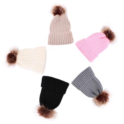 China Wholesale Kids Winter Baby Toddler Picture Fashion Warm Autumn Cap Hat Knitted Beanie Hat For Girls Boys for sale