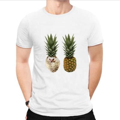 China Bee 100% Sleeveless Basic Couples Beach Baseball Cotton Supima Anti-wrinkle T-shirt White T-shirt for sale