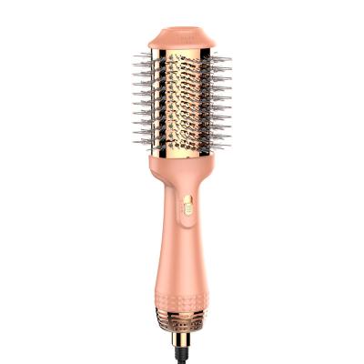 China Outdoor CE Approval Professional Hair Brush Hot Cold Dryer Comb One Step Hair Dryer And Volumizer for sale