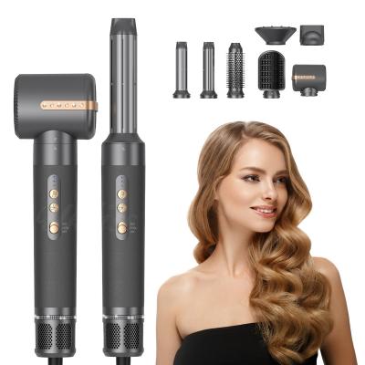 China Ionic Tik Tok High Speed ​​7 in 1 Air Styler Ionic Hair Dryer Blow Out Professional Hair Blow Dryer 1400W for Fast Drying for sale