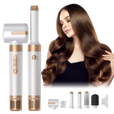 China Ionic 7 in 1 Styler Blow Dryer Negative Ionic Hair Dryers Blow Dryers Hot Air Hair Brush Dryers for sale