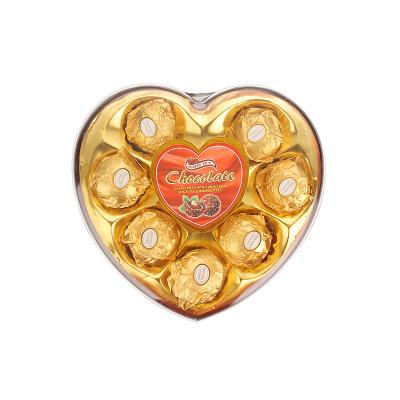 China Natural Factory Gift Custom Chocolate For Kids Or Couples Heart Shaped Chocolate for sale