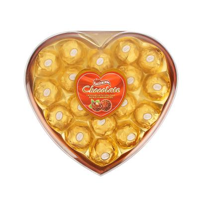 China Wholesale Custom Chocolate Gifts Candy 18 Milk Chocolate Sweet Chocolate Heart Shaped BALL for sale