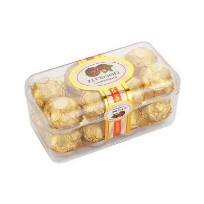 China 16-grain boxed gold chocolate can be branded with chocolate birthday wedding gift box Valentine's Day gift gold candy BALL for sale