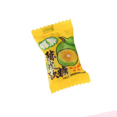 China Chen Pi Candy Burst Candy Chen Pi Flavor Office Normal Wholesale Custom Soft Candy Sandwich Soft Snacks for sale