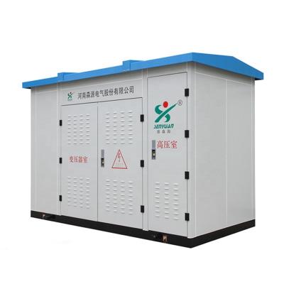 China Power Distribution 12kV 400KVA-1600KVA Prefabricated Power Distribution Substation Compact Substation for sale