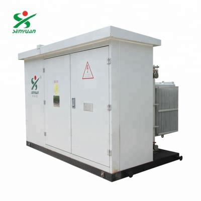 China Solar Power Generation YBB Power Station Use Oil Immersed Type Step Up Compact Prefab Substation Transformer for sale