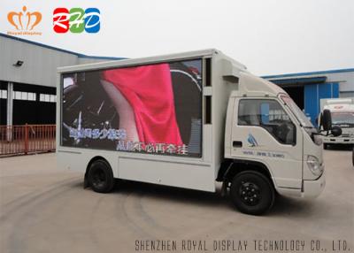 China Outdoor IP65 Truck Mobile LED Display With SMD 3535 SMD 2727 Lamp Specification for sale