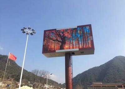 China High Resolution 2 Sided Led Outdoor Signs Display P4.81 , 2 Year Warranty for sale