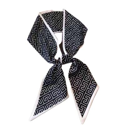 China 15*150cm Women's Ribbon Scarf Fashion Long Shape Design New Trendy Scarf Women's Wear Digital Printing for sale