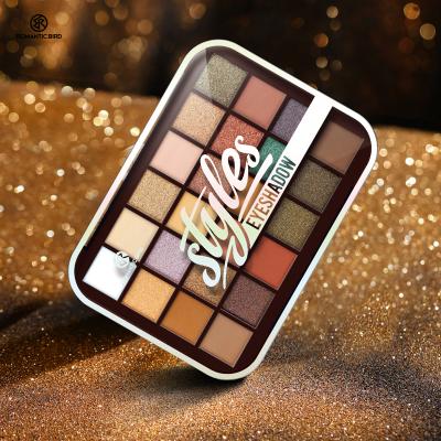 China Waterproof Eyeshadow 24 Most Popular Colors Romantic Bird Yiwu Pigment Makeup Powder Custom Shimmer and Matte for sale