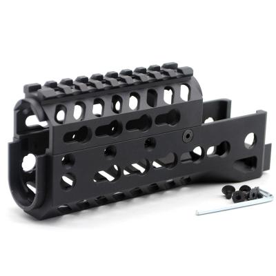 China AK47 Two-Piece Drop In Handguard Aplus 6.5 Inch Black Two-Piece Design Drop-In Style Universal AK Keymod Handguard Fits UK and US AK47 for sale