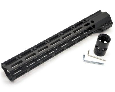 China New M-lok handguard sling on sling on 13.5 inch black tactical M-LOK handguard for AR15 M4 M16 with steel barrel nut fits .223/5.56 rifle for sale