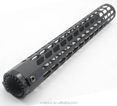 China Keymod Aplus Black 15 Inch Ultralight Free Float Keymod Handguard for .308/7.62 Rifle with AR-10 and LR_308 Rail Mount System Fits for sale