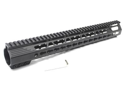 China New Style Low Profile Sling Low Profile Black 15 Inch .308/7.62 LR_308 DPMS Keymod Rail Mount System Ultra Thin Free Float Handguard for sale