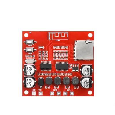 China XH-A233 HD Digital BT MINI power amplifier board audio amplifier module processor BT/TF board 55*50*12mm for sale