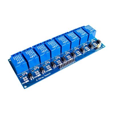 China 8 Channel Sealed Relay Module With Optical Coupler Isolation Protection Trigger Relay Control Development DC5V Low Level Board for sale