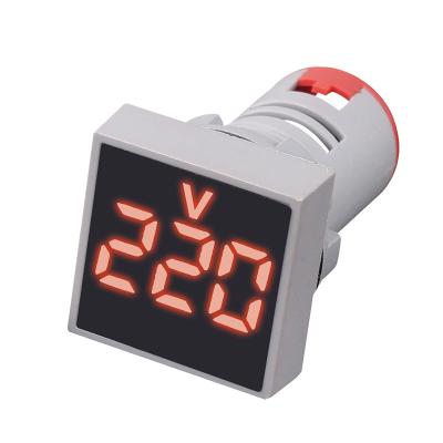 China Digital Display Signal Lamp Indicator Square AD16-22DSVA Voltmeter Ammeter Digital Display Voltage AD16-22DSVA for sale