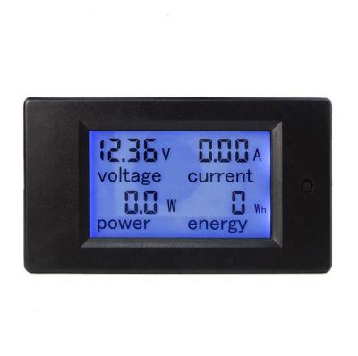 China LCD Digital Display Multi Function Electricity Meter Voltmeter Ammeter Battery Indicator 6.5-100V 89.6mm*49.6mm*24.4mm for sale