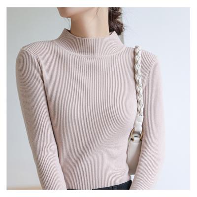 China Turtle Neck Breathable Long Sleeve Sweater Autumn Winter Thick Sweater Women Thin Sweater for sale