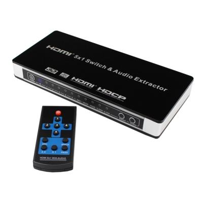 China 5x1 HDMI Changer , HDMI Switcher With Video Changer Remote Control For 5.1 Home Theater HY-4501-V0-E for sale