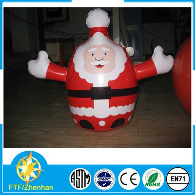 China Christamas Home Decoration Customized Christmas Santa Claus Tumbler Balloon Decorations Inflatable Advertising Tree for sale