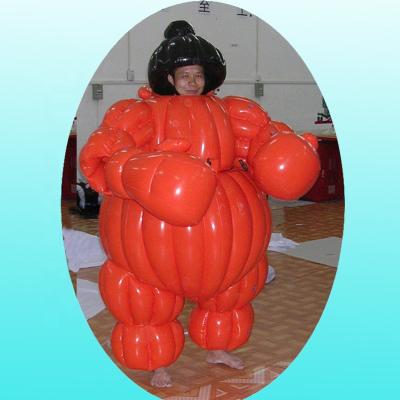 China Party Fun Inflatable Toy Sumo Sumo Suit With Inflatable Helmet for sale