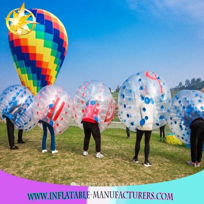 China Sports toys 1.5m diameter hot sale inflatable zorb balls, human inflatable bubble bumper ball for sale