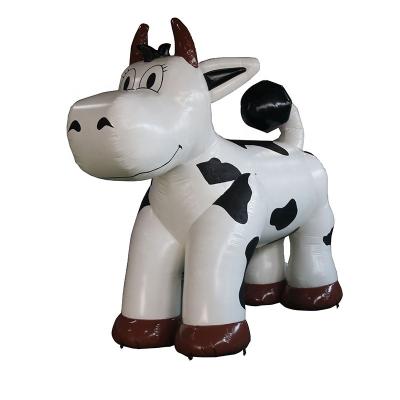 China PVC tarpaulin factory advertising custom outdoor indoor decoration largeInflatable animal cow for sale