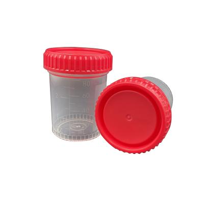 China Easy Disposable Medical Specimen Container 30ml Urine Cup With Factory Price for sale