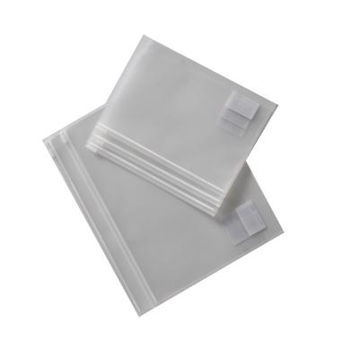 China Portable Transparent A4 Office School Stationery Plastic Slider Zipper Lock Envelope Bags Document Zip File Bag for sale