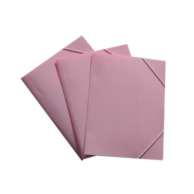 China Wholesale Office School Stationery Flat Elastic A4 Folder Bands Folder Bag 3 Flap Folder Simple Design Rope Folder Bag for sale